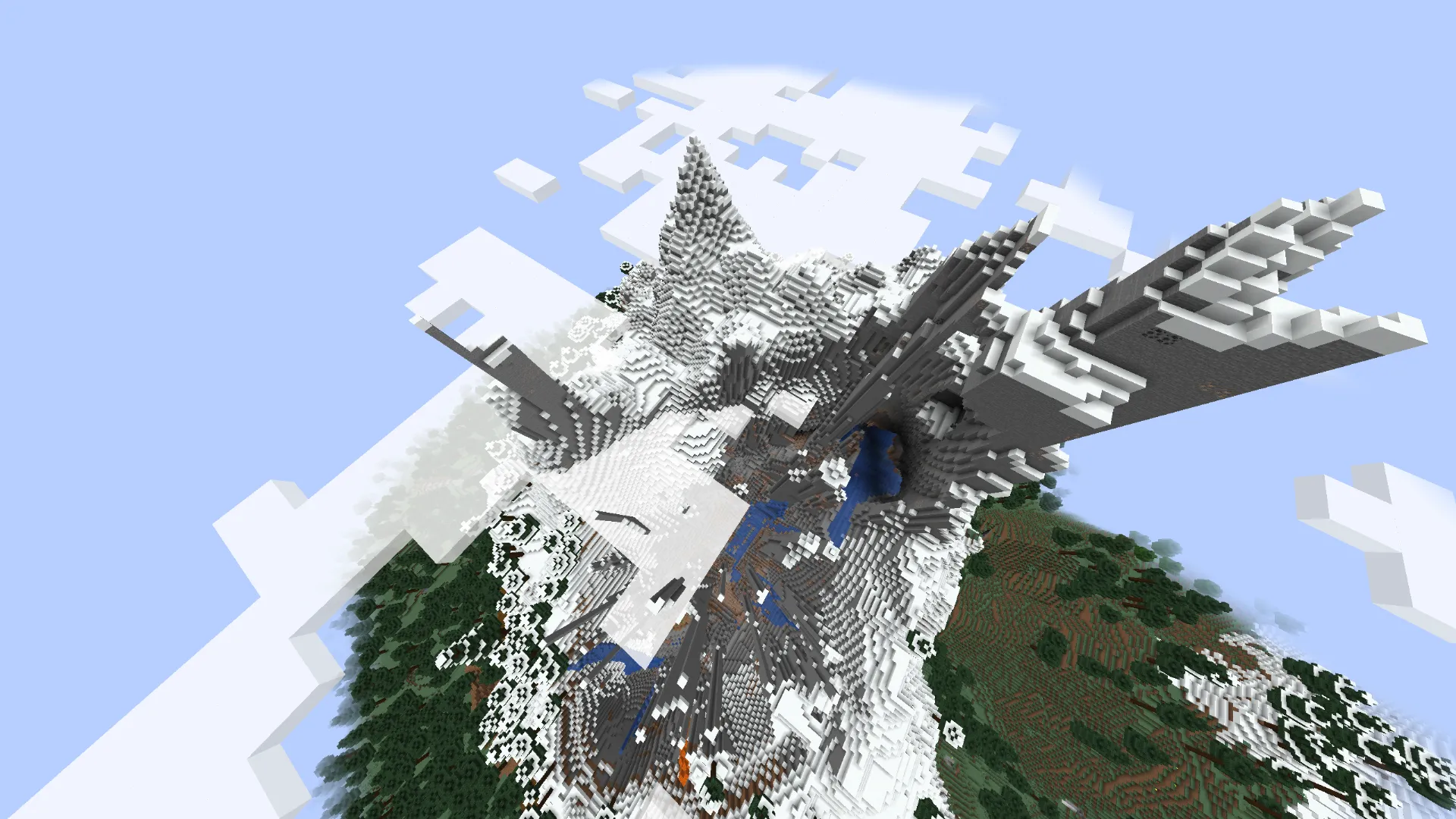 天高くそびえるトゲトゲの石柱|神シード