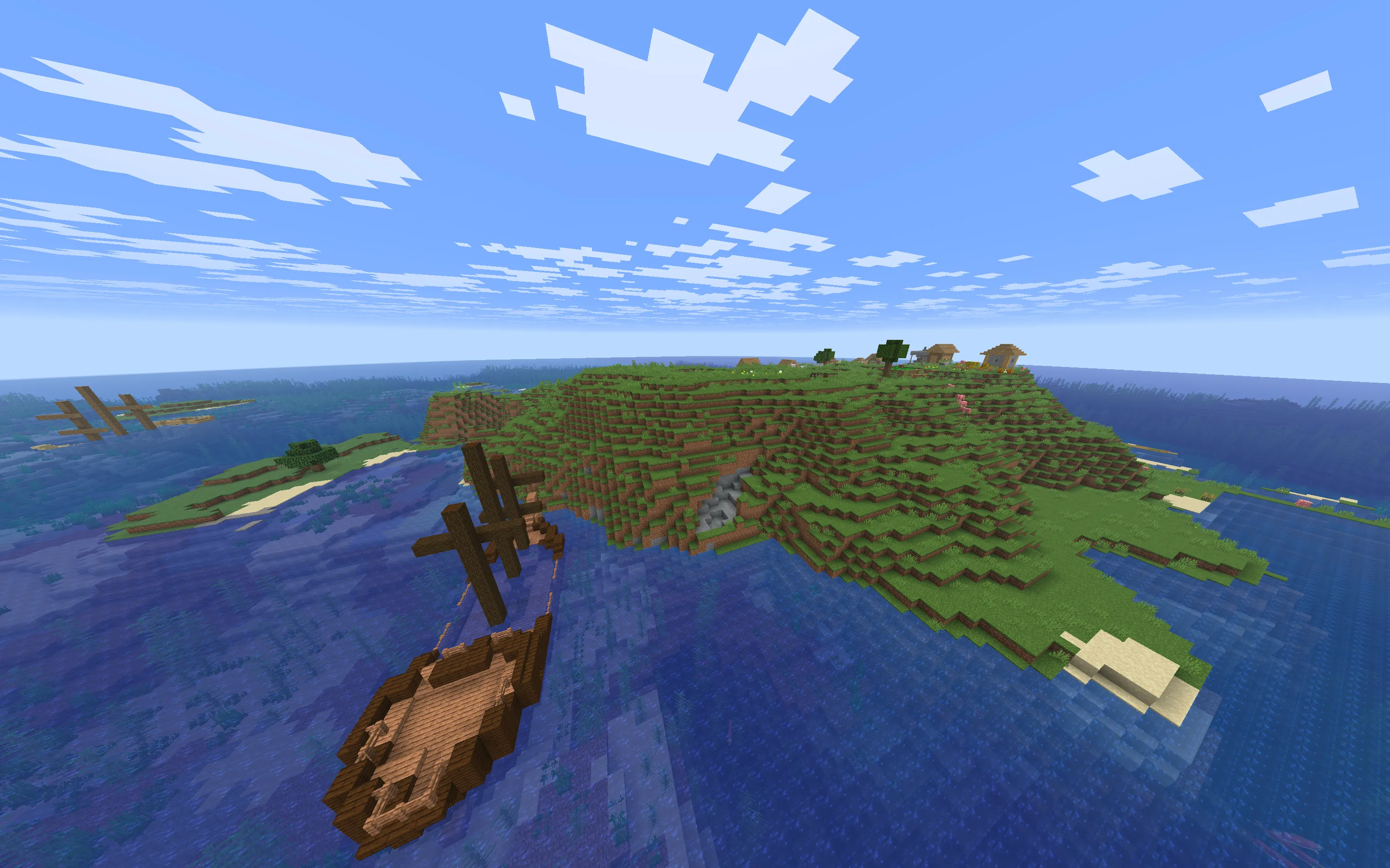 孤島に栄える美しい村の景観|建築におすすめの神シード