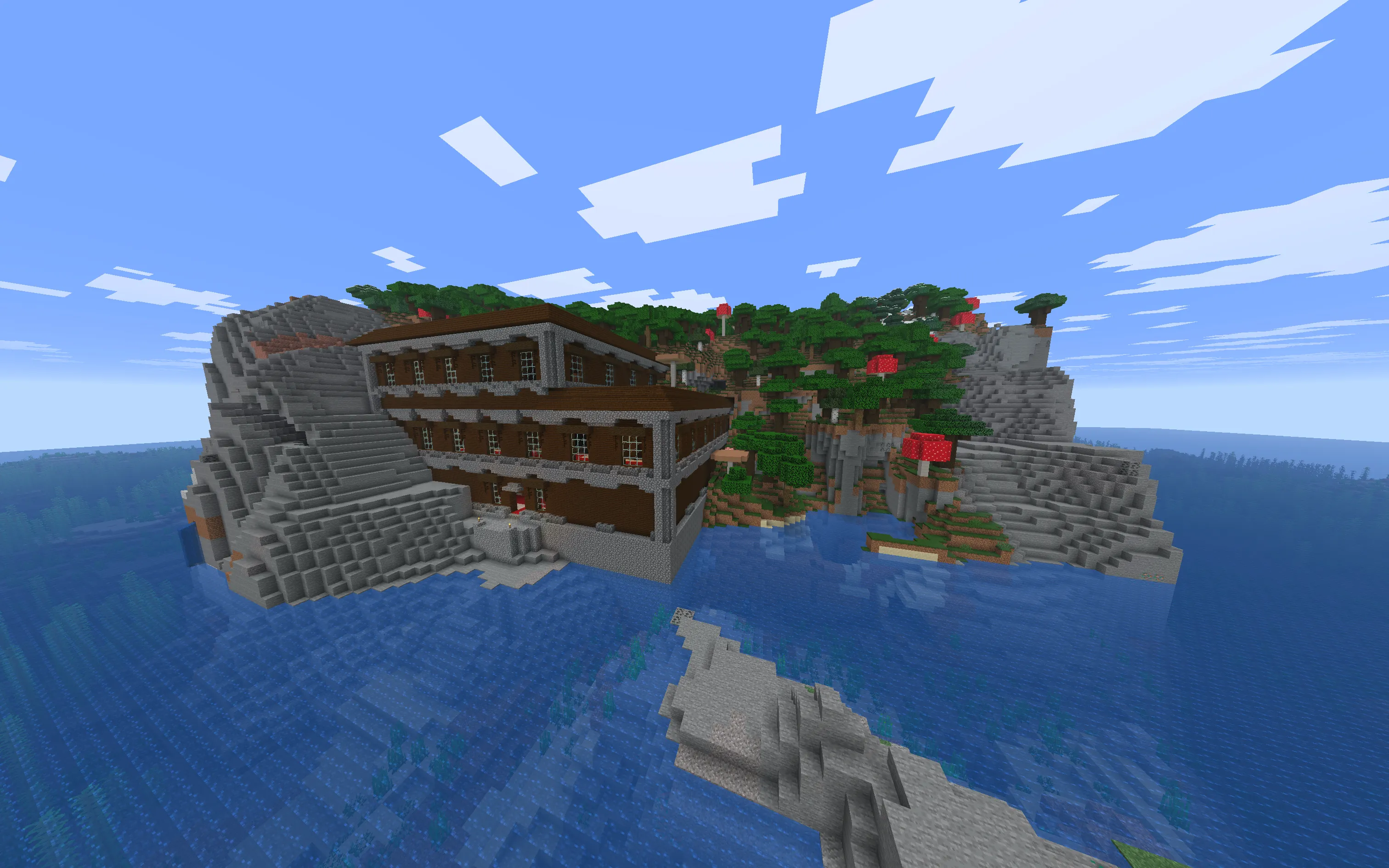 森の洋館が島ごと占拠している逃げ場のない危険な孤島