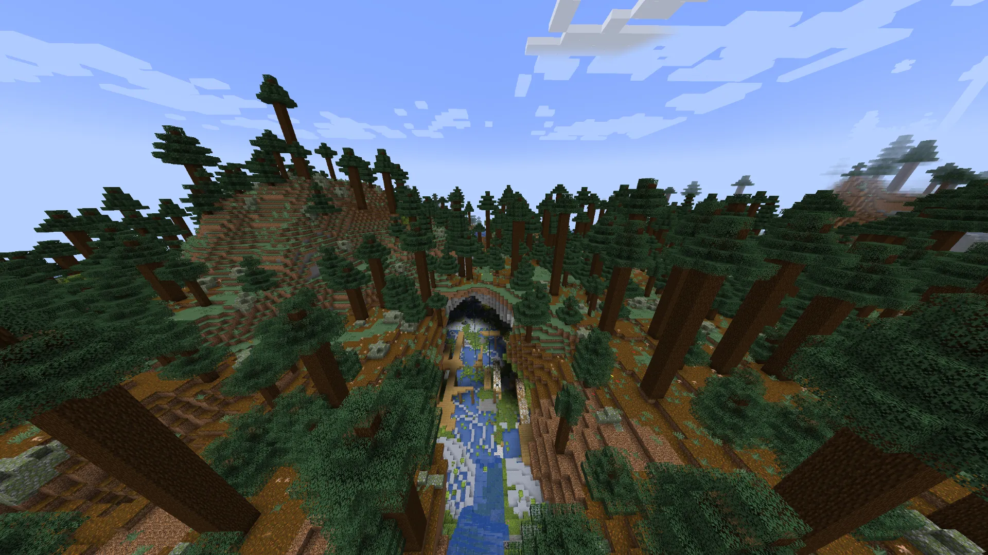 巨大樹タイガの地下に広がる緑豊かな洞窟|おすすめ神シード