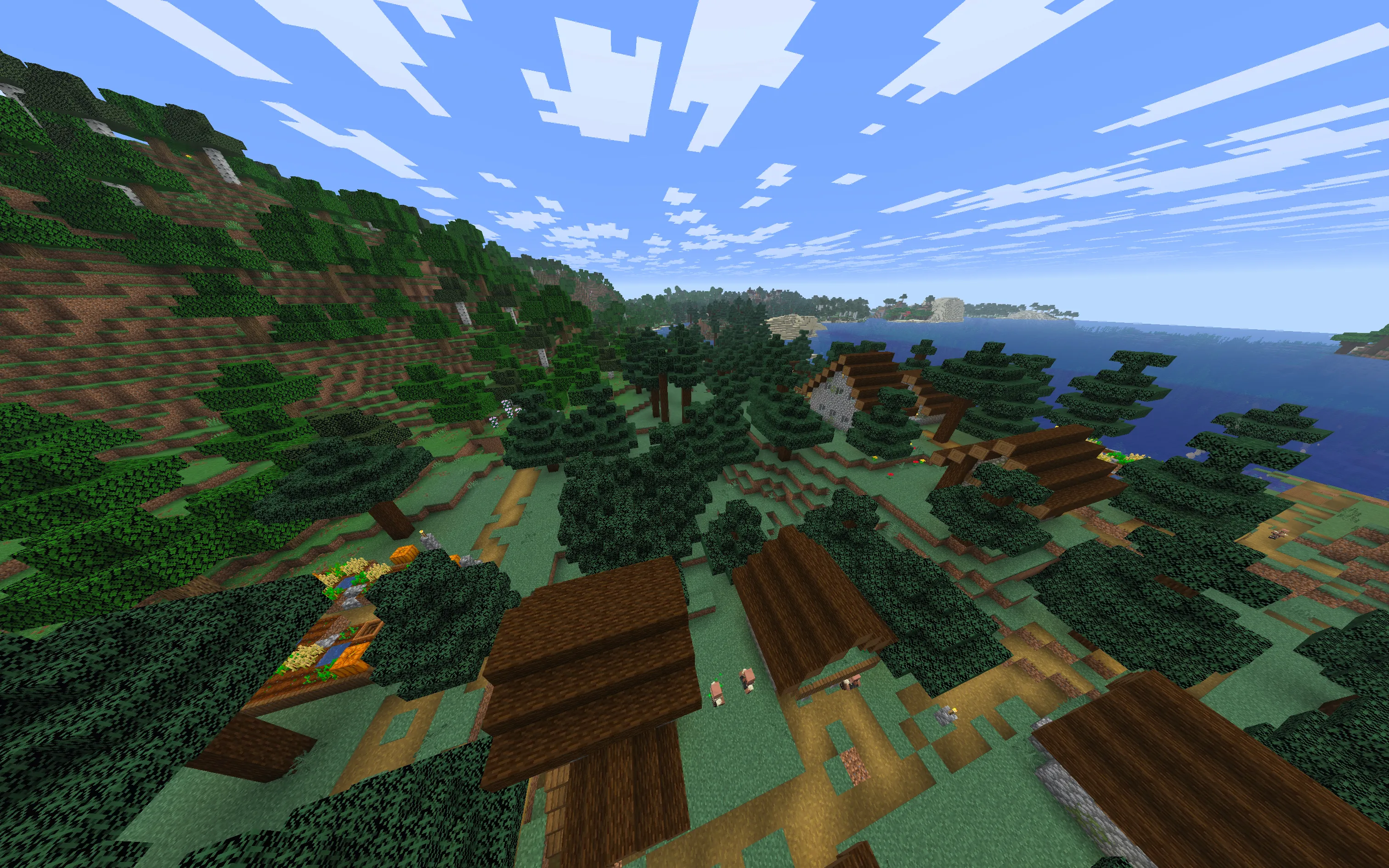 トウヒの森に囲まれた村|自然豊かな神シード