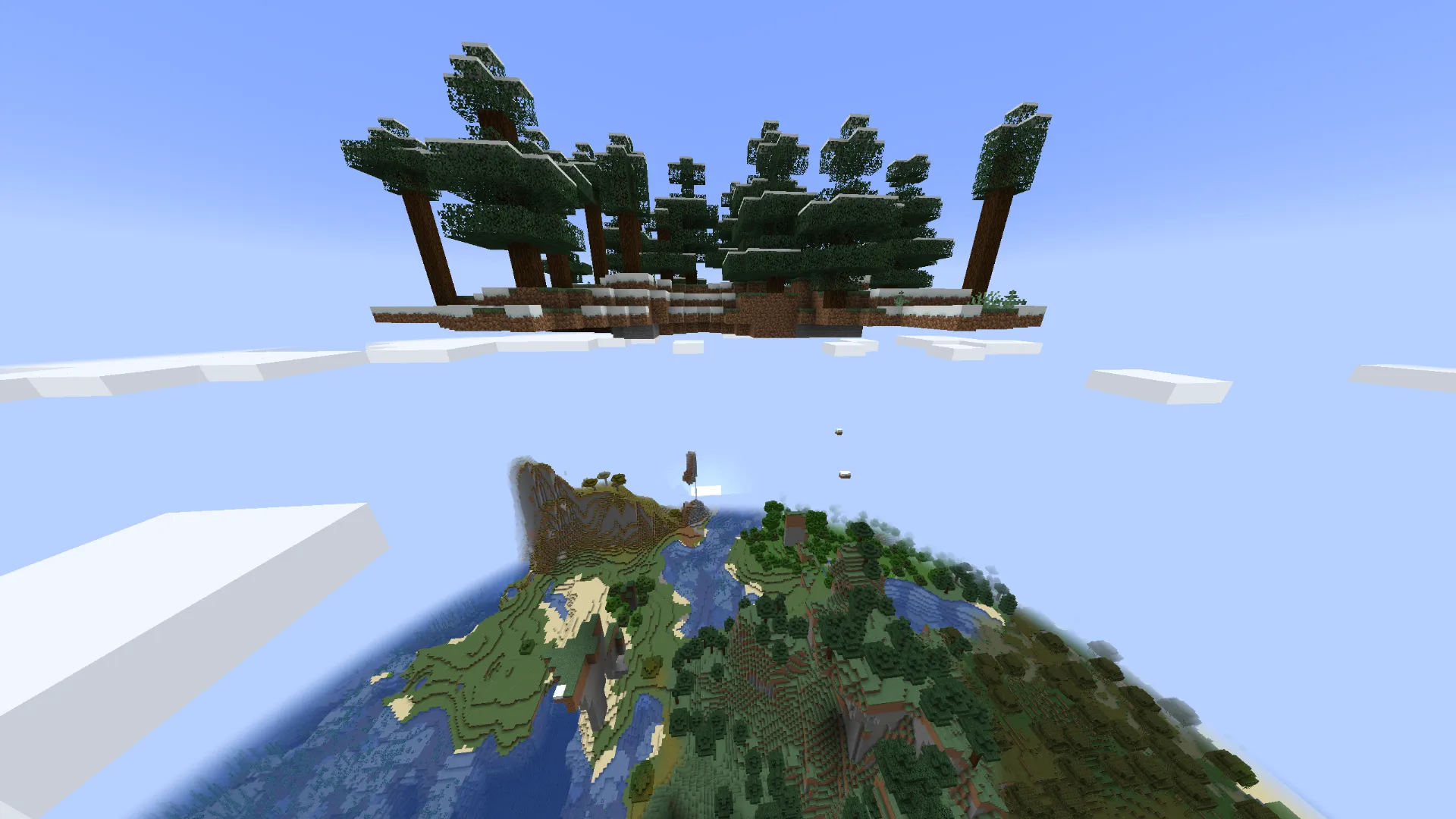 雪に覆われた空中庭園の絶景|おすすめ神シード