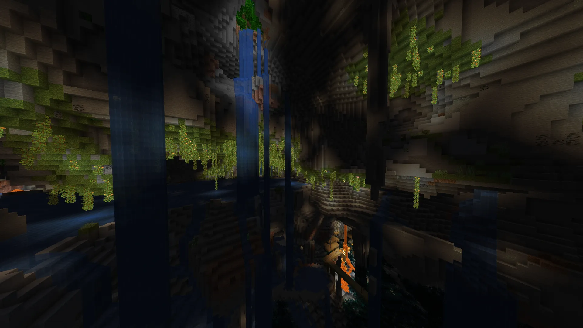 繁茂した洞窟の緑豊かな空間|おすすめ神シード