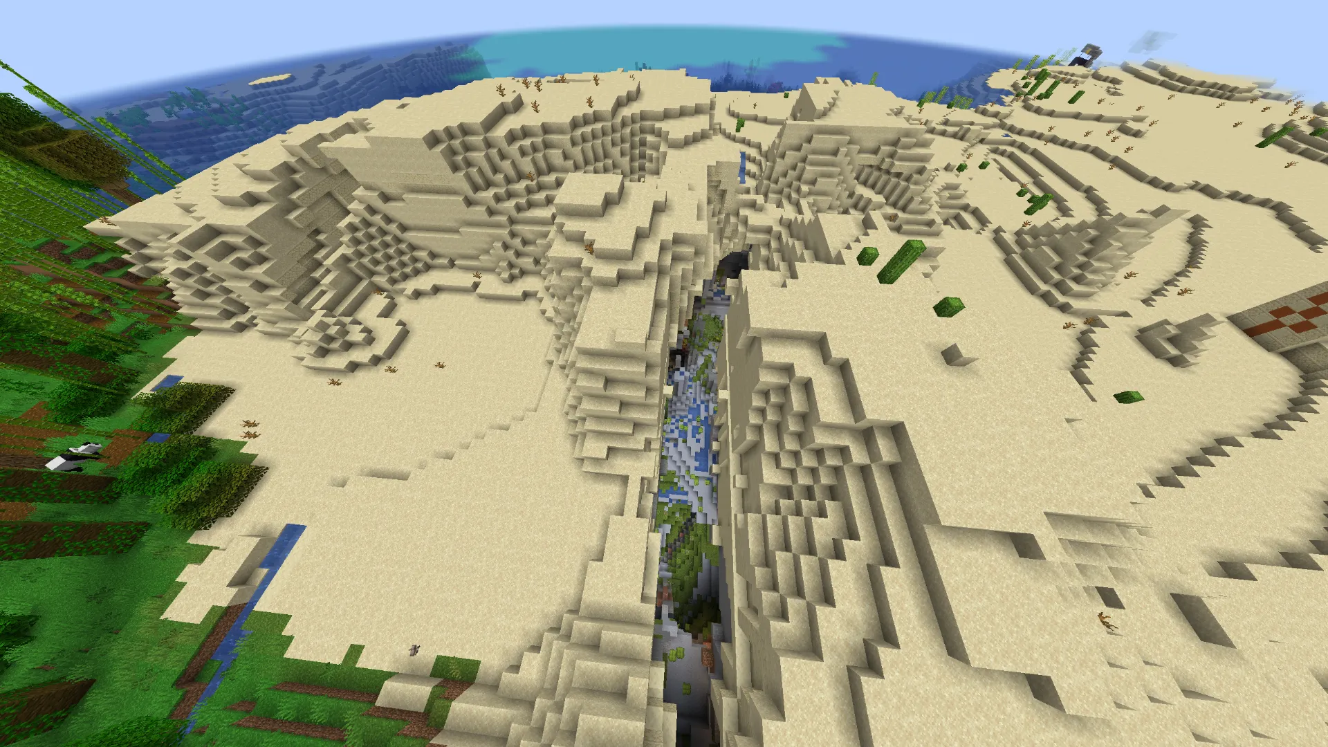 砂漠バイオームとラクダ|おすすめシード値