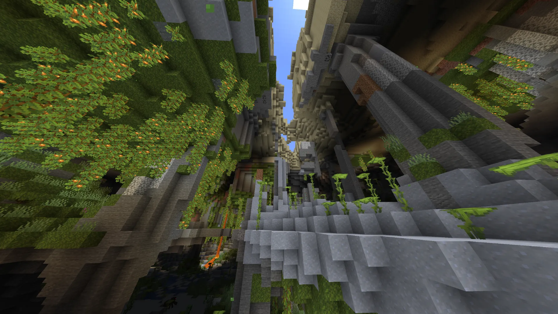 繁茂した洞窟|グローベリーが実る美しい地下空間