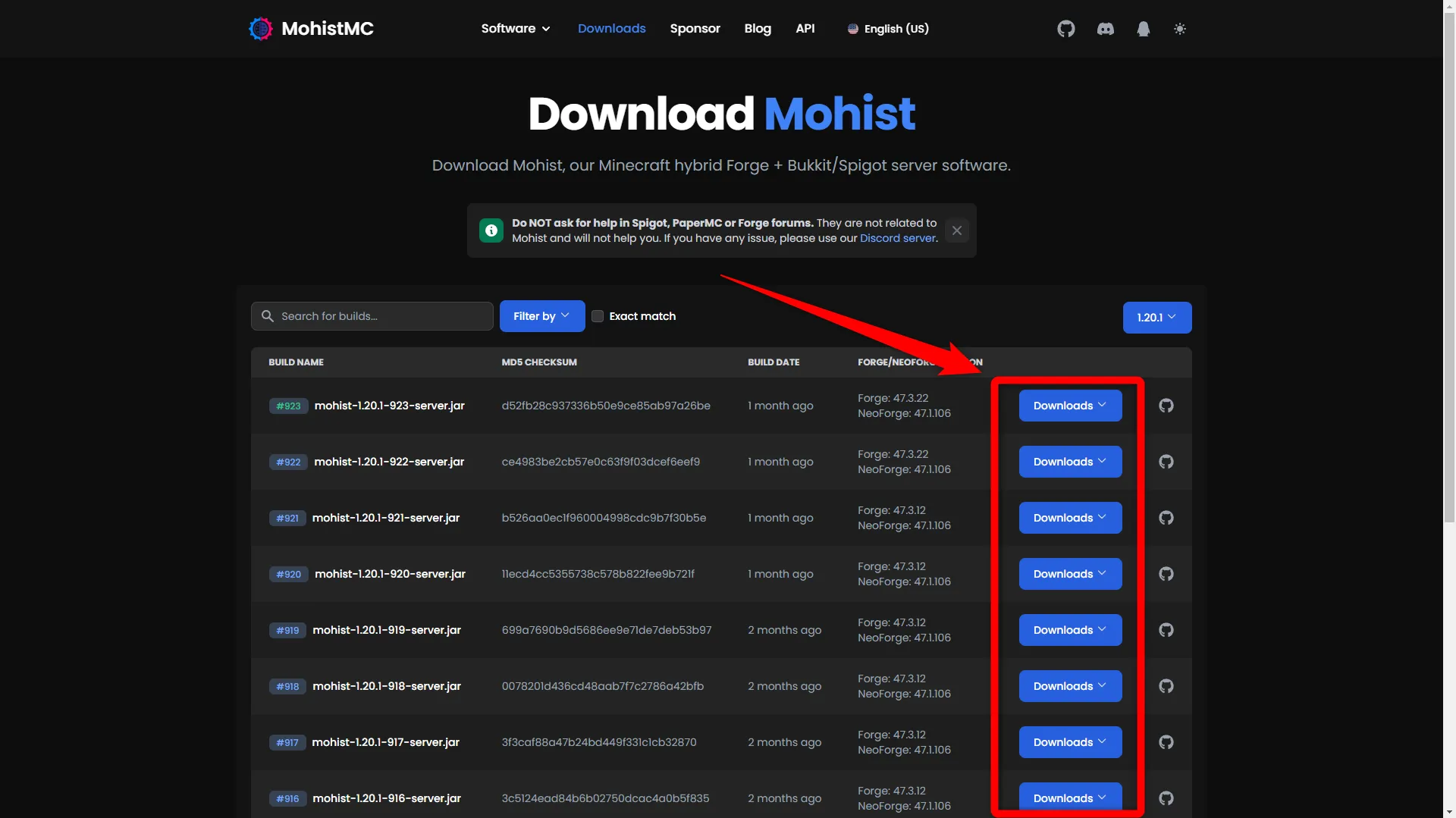 Mohist立て方_自分のPC_STEP2_「Download」を押す