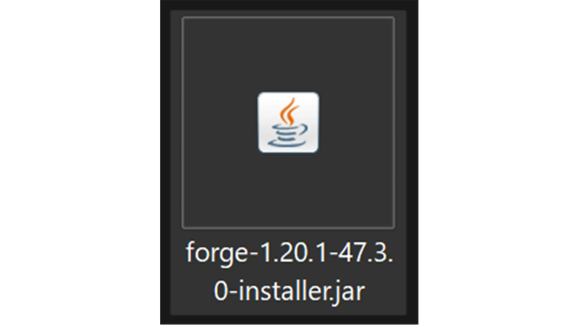Mohist接続_STEP1_jarファイルを実行