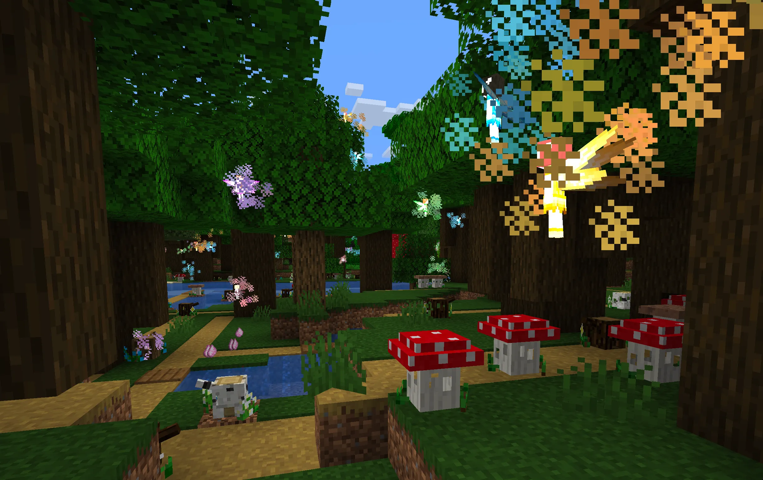 マイクラ ドラゴンMOD Ice & Fire ピクシーの村