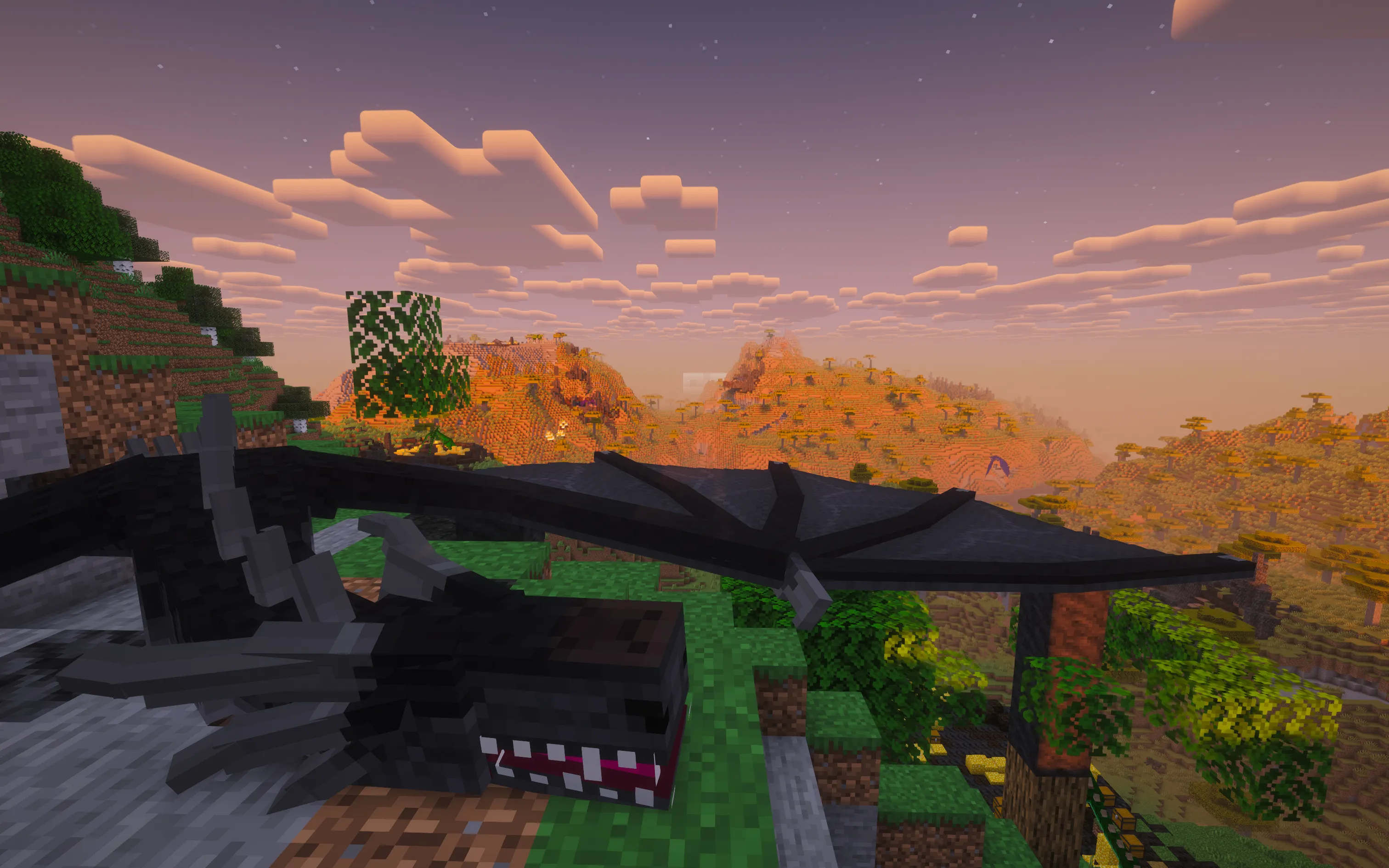 マイクラ ライトニングドラゴン Ice & Fire